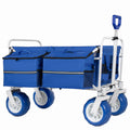 Heavy Duty 150L Folding Wagon Cart 500 lb with 9in All-Terrain Wheels – image 1