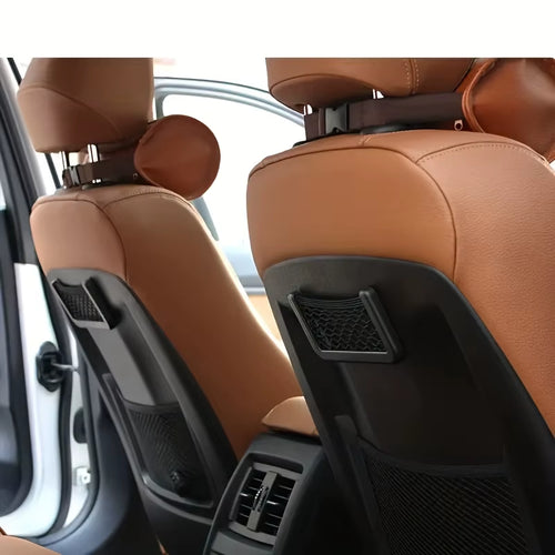 3-Pack Adhesive Mesh Pocket Car Organizers – image 2