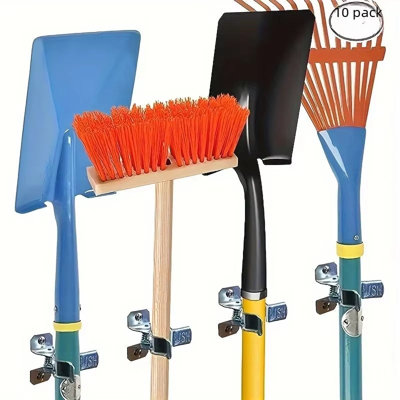 10-Pack Wall-Mount Garden Tool Holders – image 3