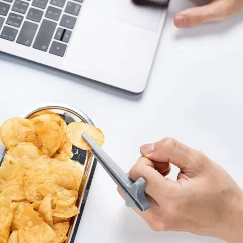 Gamer Finger Chopsticks - Snack Clip Tongs for Gaming