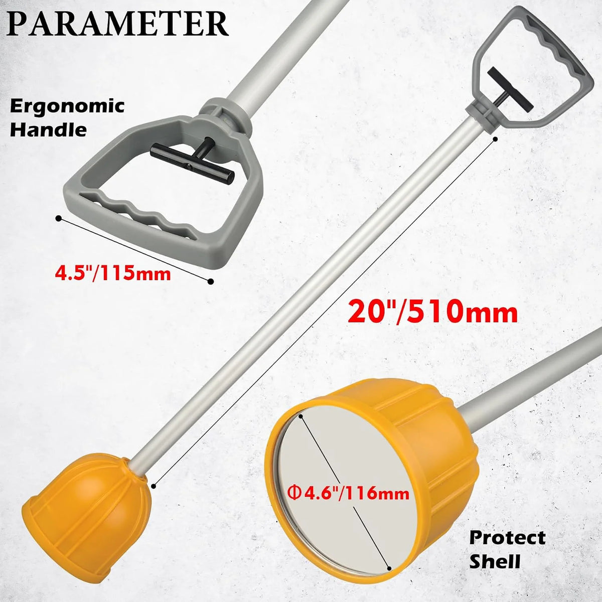 Magnetic Pickup Tool 29 Inch Long Reach Quick Release – image 3