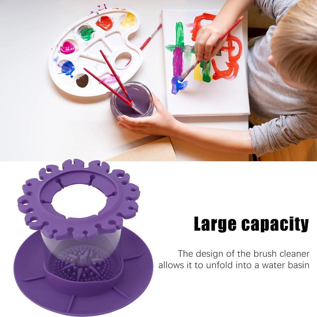 Paint Brush Cleaner – Collapsible Brush Washing Basin – image 7