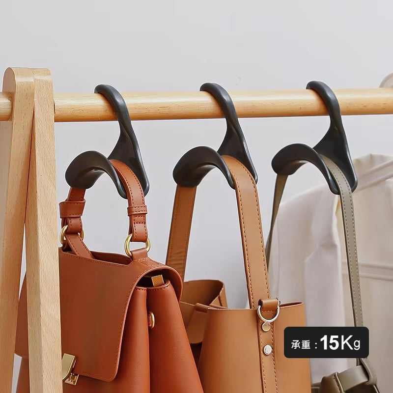 Closet Purse Hanger Hooks 5-Pack - Handbag, Hat & Backpack Organizer – image 4