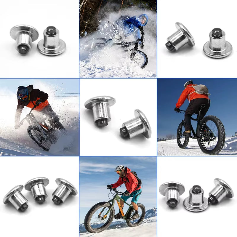 Tire Studs for Ice and Snow, Carbide Tip Traction Spikes, 50 or 100 Pack – image 5