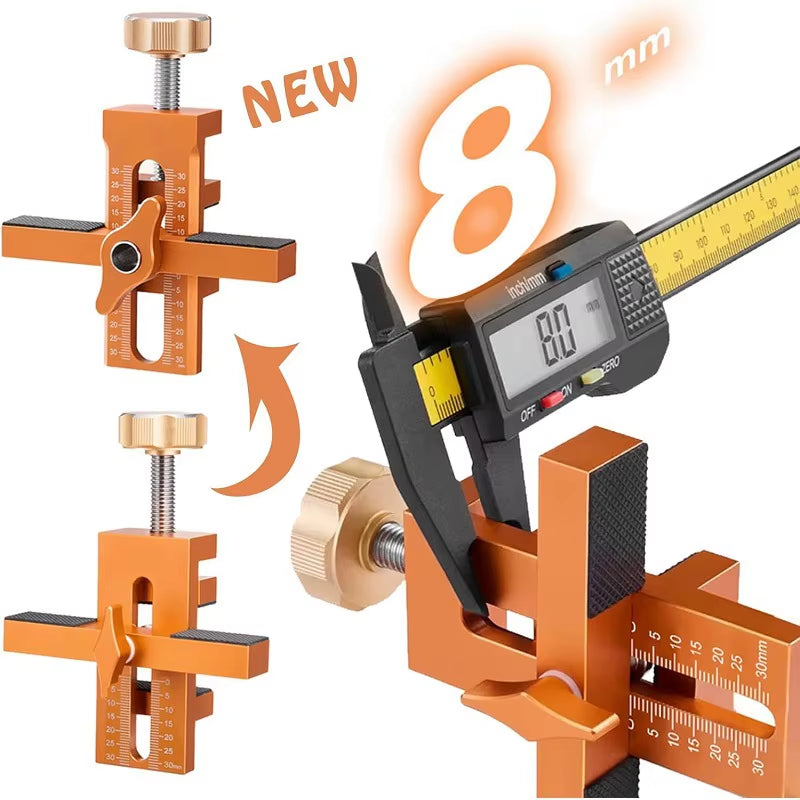 Cabinet Door Installation Jig – 2-In-1 Door Panel Positioning Tool