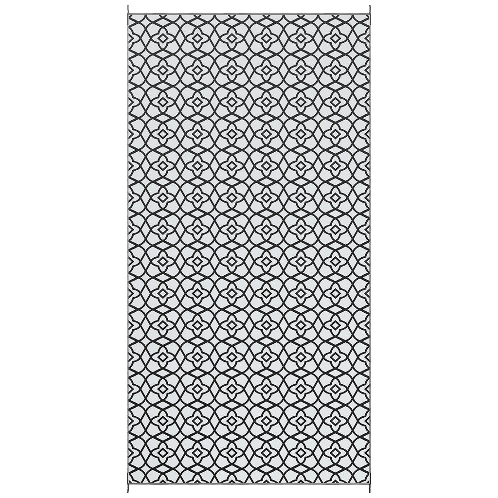 RV Outdoor Rug 9 x 18 ft, Reversible Camping Mat with Carry Bag