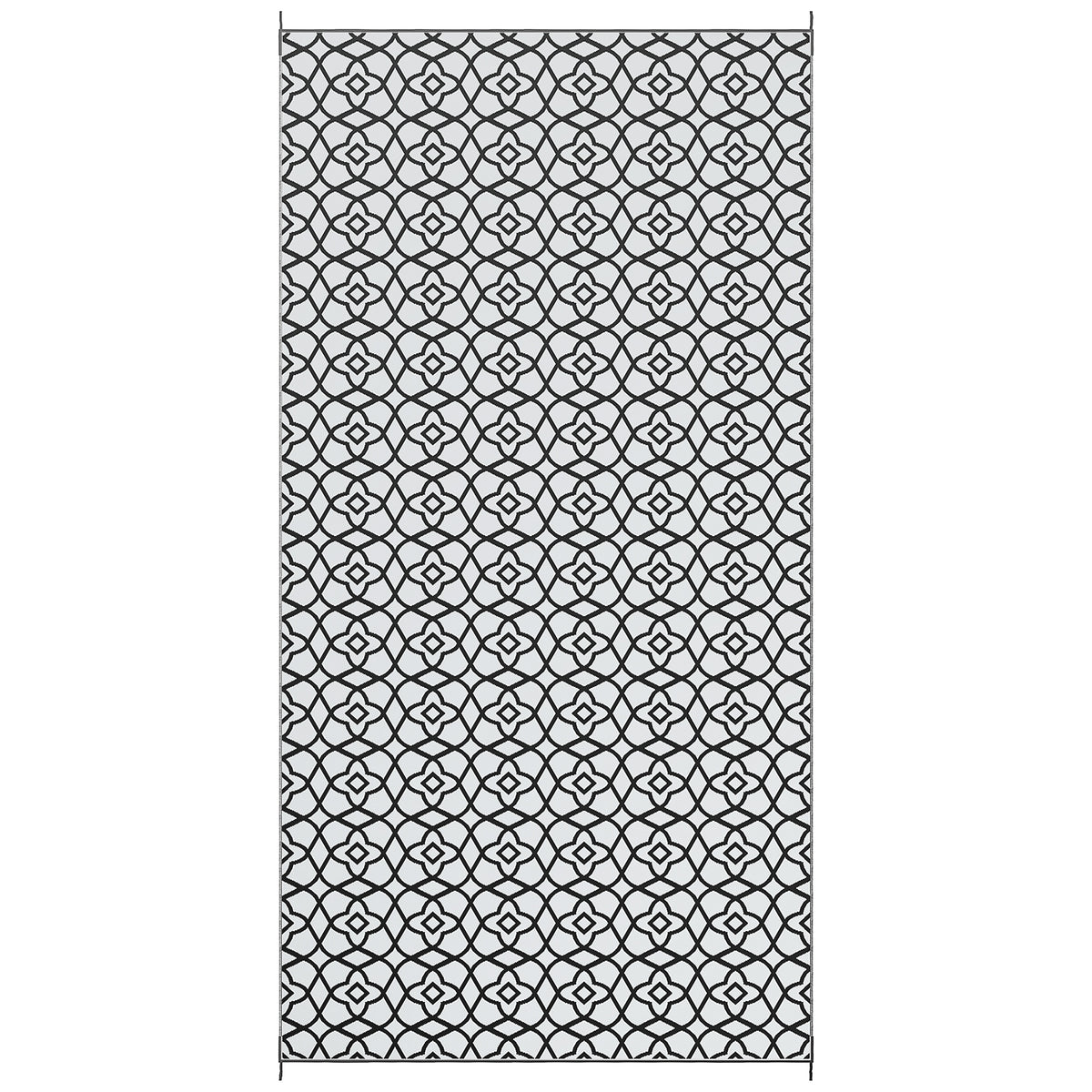 RV Outdoor Rug 9 x 18 ft, Reversible Camping Mat with Carry Bag