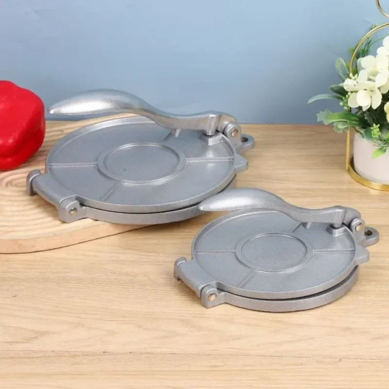 Tortilla Press - Aluminum Manual Tortilla & Pie Dough Maker