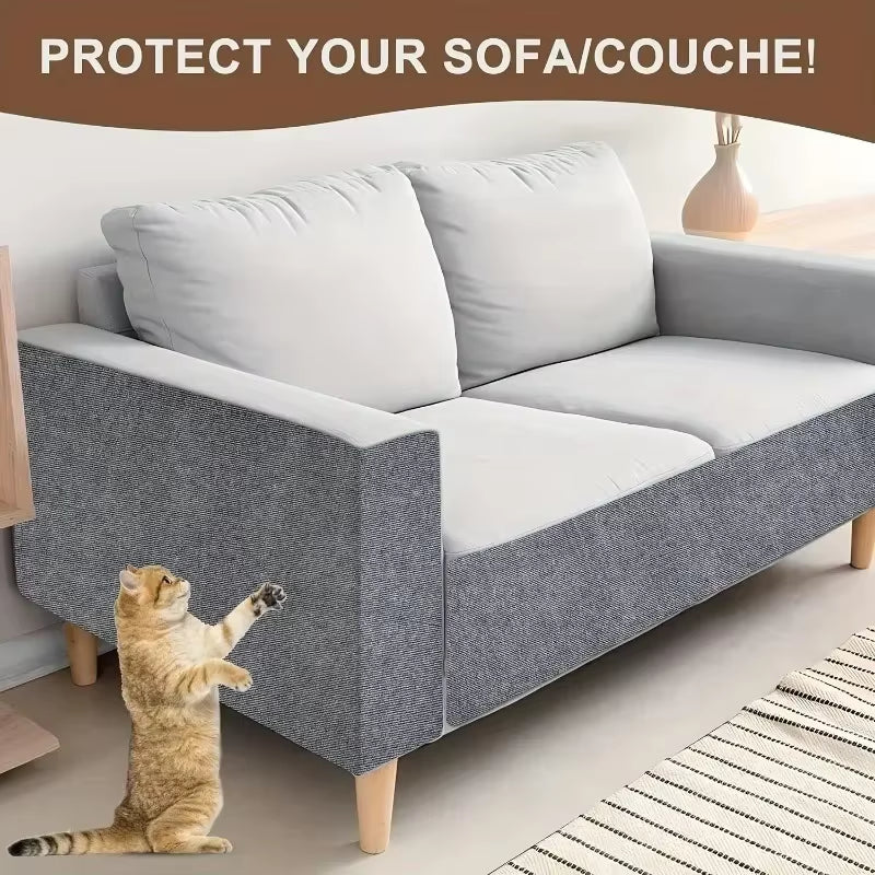 Cat Scratch Mat - Self-Adhesive Trimmable Sofa Protector 60x200cm – image 4