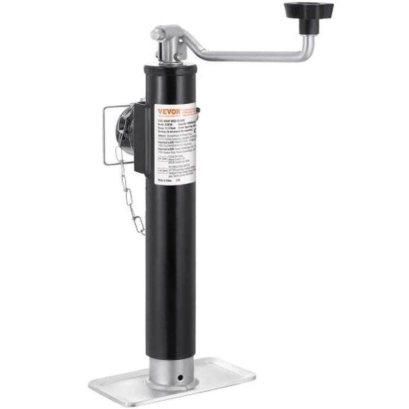 Trailer Jack 2000 lb Weld-On Swivel with Handle