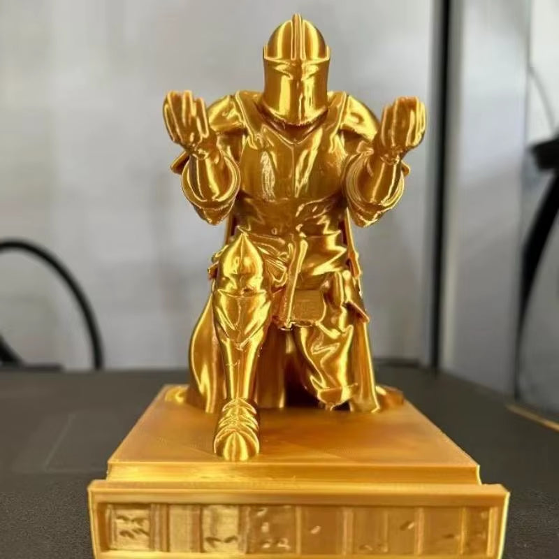 Pen Holder Knight Armor Desk Statue – image 4