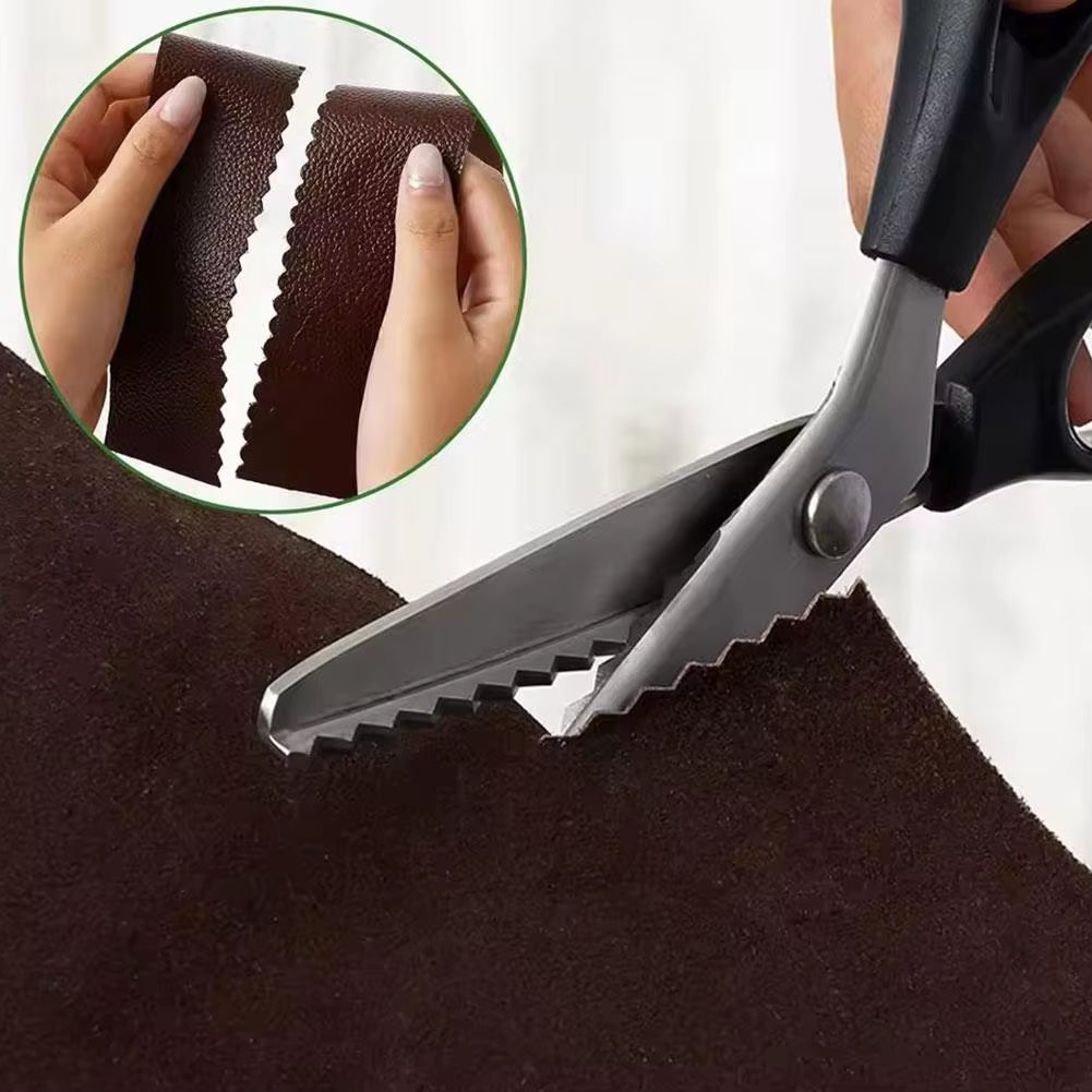 Pinking Shears Stainless Steel Zig Zag Fabric Scissors – image 3