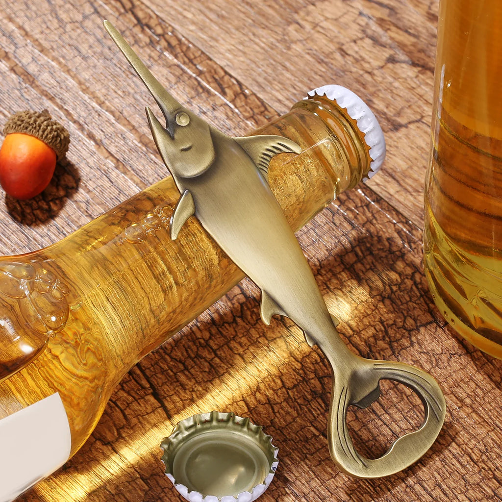 Bottle Opener – Swordfish Metal Beer Opener, Bar Accessory – image 7