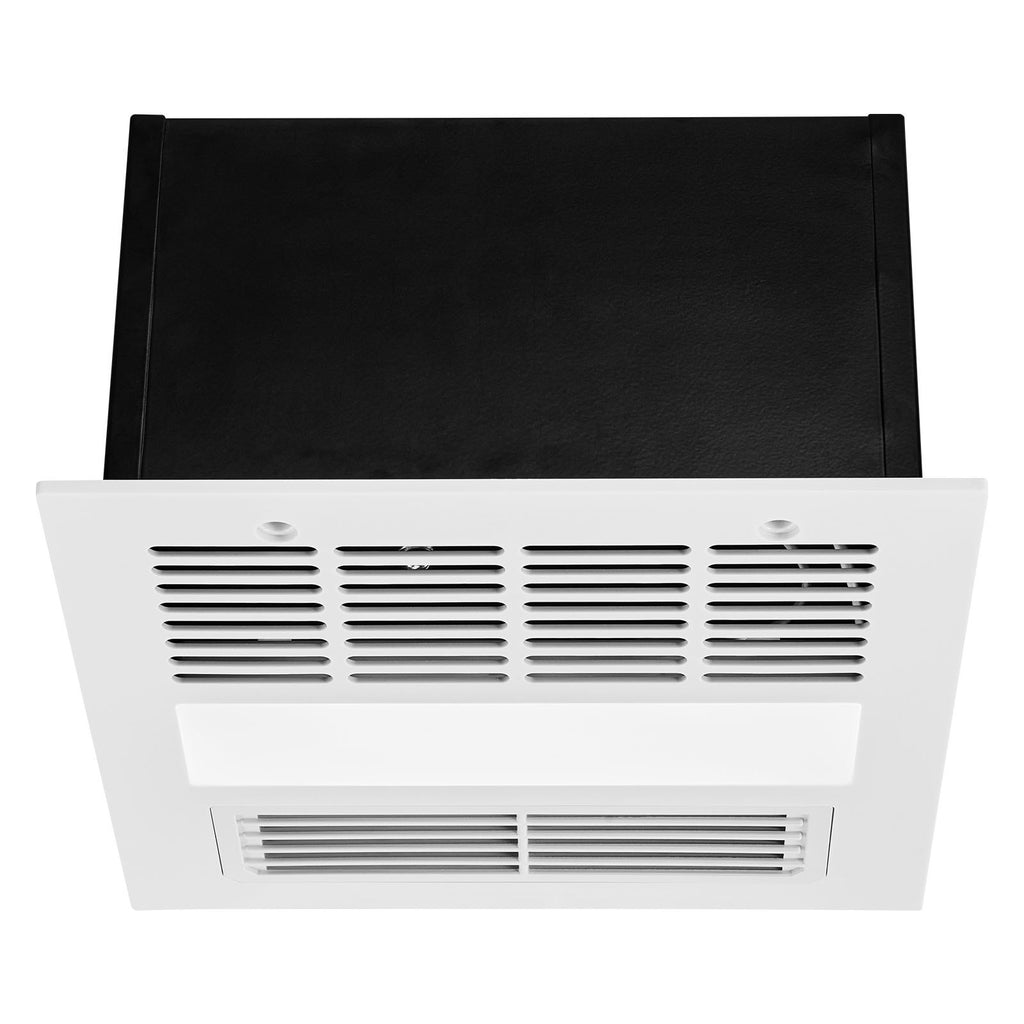 Bathroom Exhaust Fan with LED Light and 1500W Heater, 110 CFM, Remote – image 1
