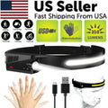 COB LED Headlamp – USB Rechargeable Work Light