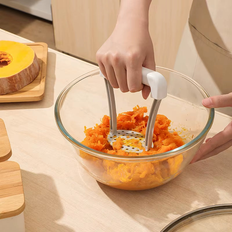 Potato Masher – Non-Slip Manual Vegetable and Fruit Press – image 3