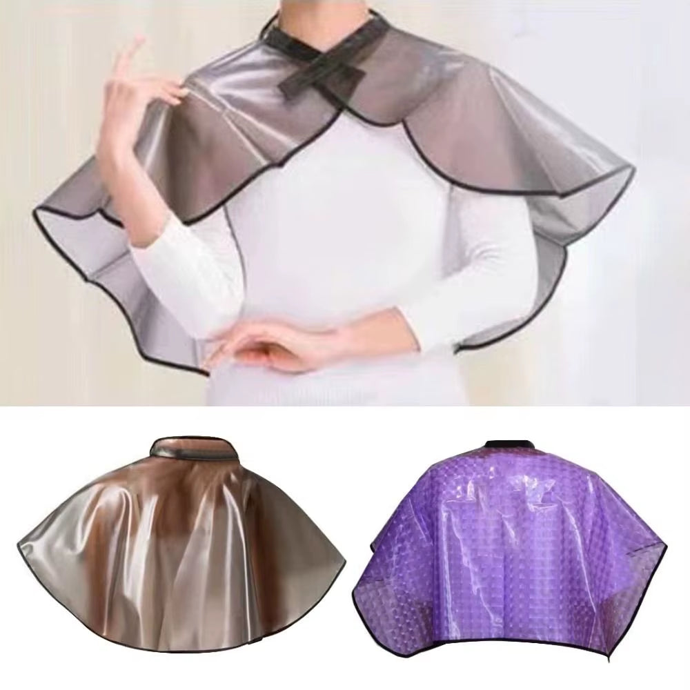 Waterproof Hair Coloring Cape - Unisex Salon Styling Apron
