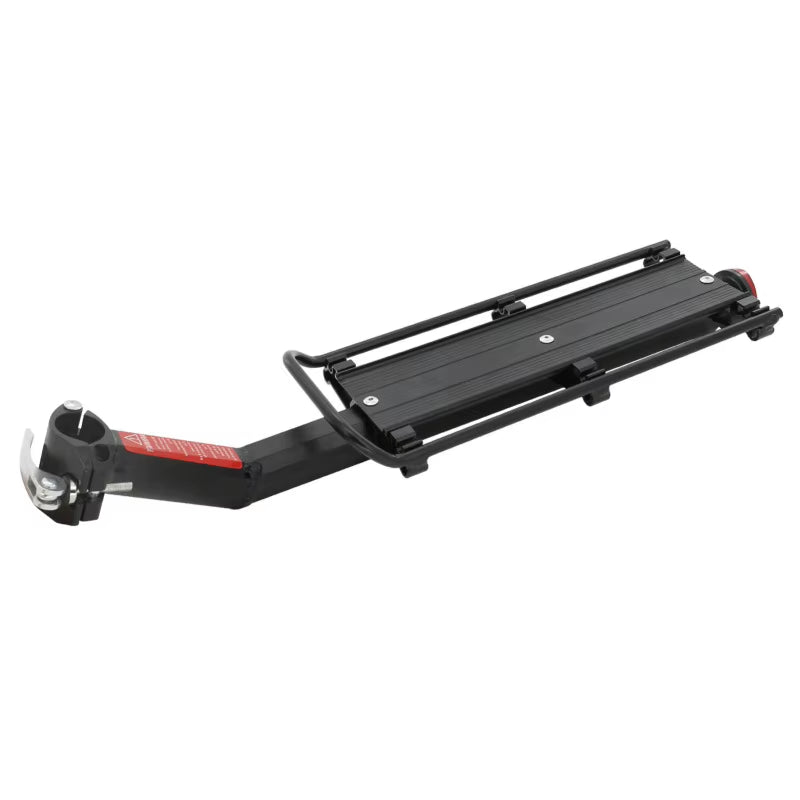 Bike Rear Rack, Quick Release Aluminum Cargo Carrier with Reflector