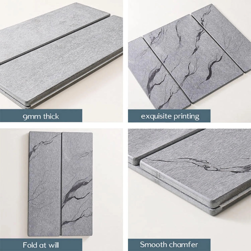 Diatomaceous Earth Dish Drying Mat, Tri-Fold 9 mm Stone Mat – image 6