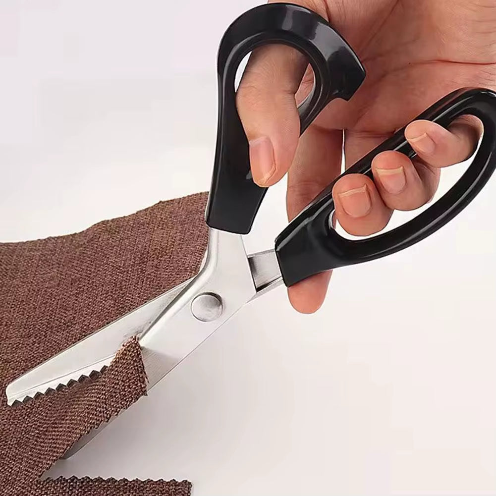 Pinking Shears Stainless Steel Zig Zag Fabric Scissors – image 4