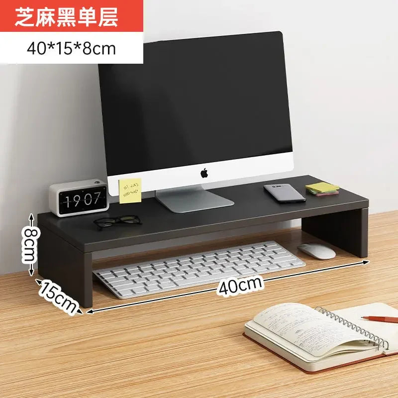 Monitor Riser Stand with Storage - Desk Organizer Shelf for Keyboard – image 8