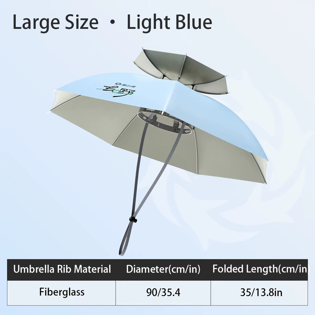 Head-Mounted Sun Umbrella Hat for Fishing & Gardening – image 6