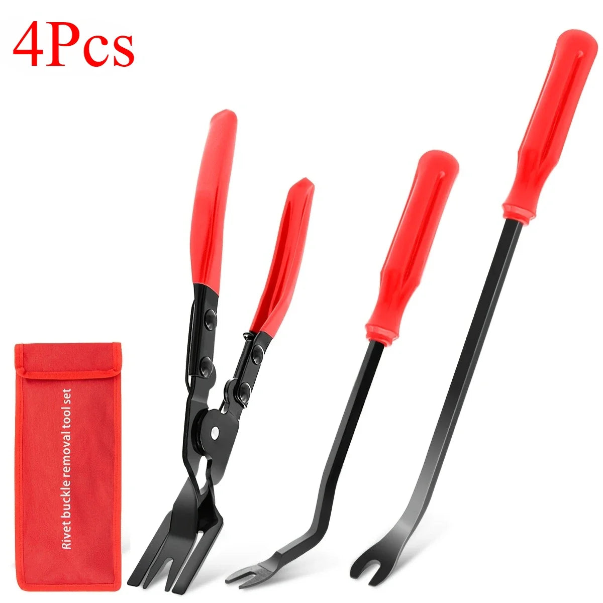 Car Clip Pliers Set – 4 Pc Trim & Fastener Removal