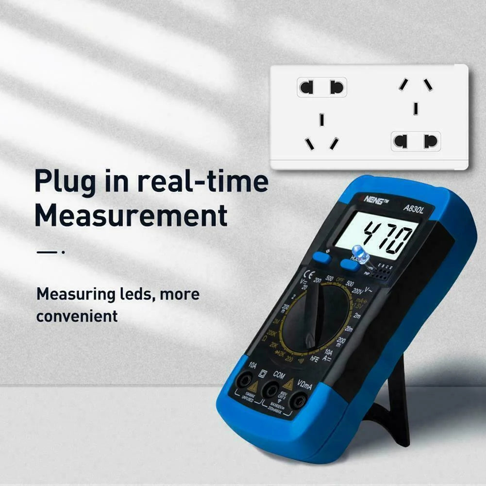 Digital Multimeter Electrical Tester, AC/DC Volt Amp Ohm Meter