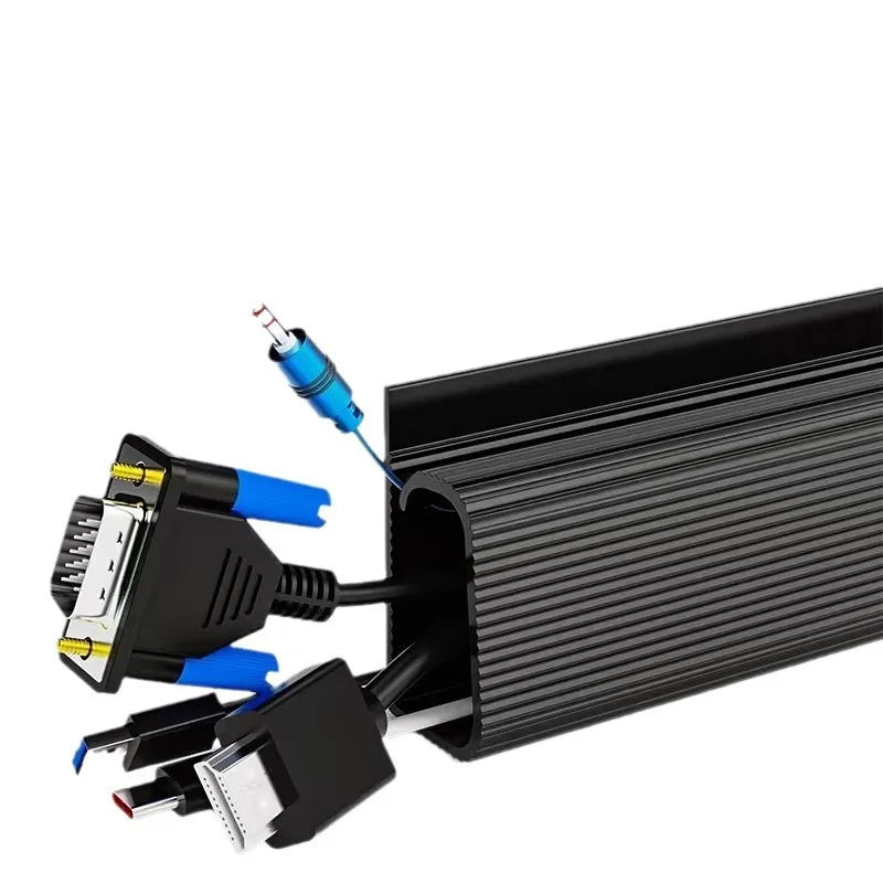 Under Desk Cable Raceway, No-Drill Wire Organizer Channel – image 6