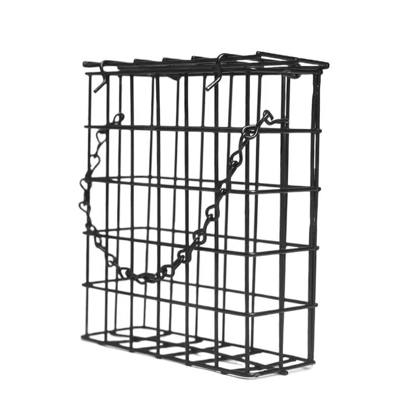 Suet Bird Feeder, Metal Cage with Hanging Chain – image 5