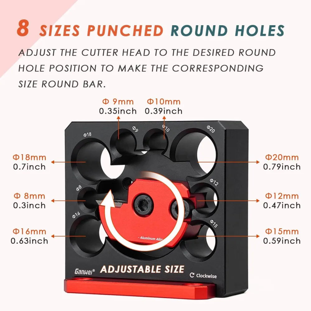 Adjustable Dowel Maker Jig for Electric Drill, Woodworking Rod Tool – image 7
