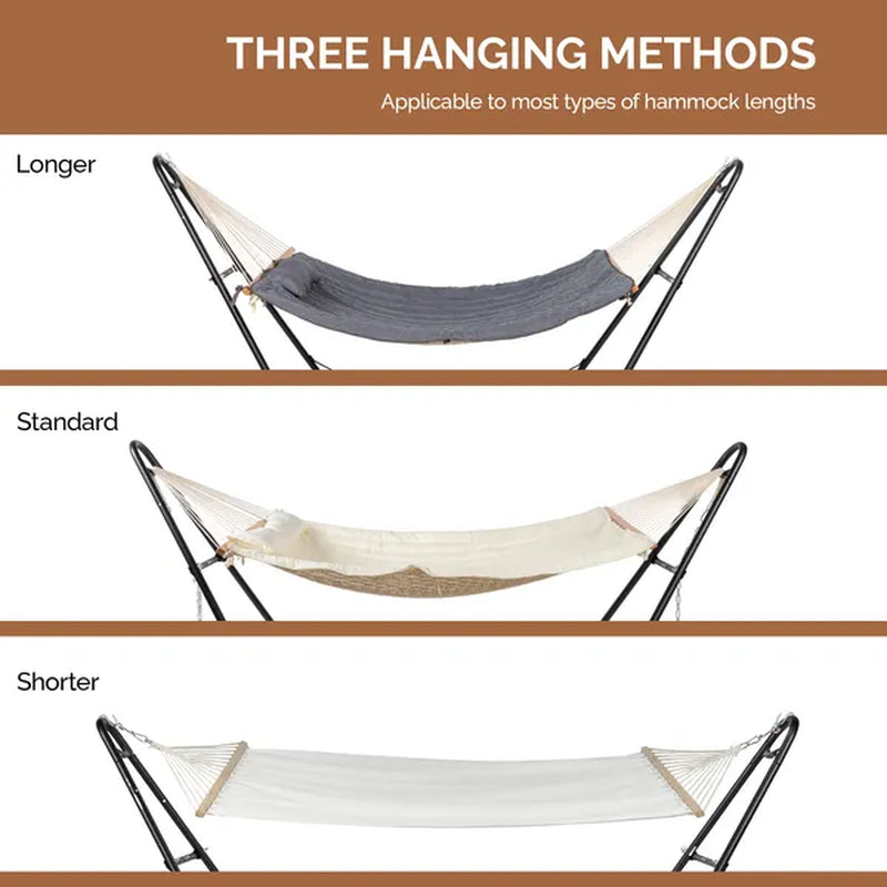 Heavy Duty Double-Barrel Hammock Stand for Most Hammocks – image 5