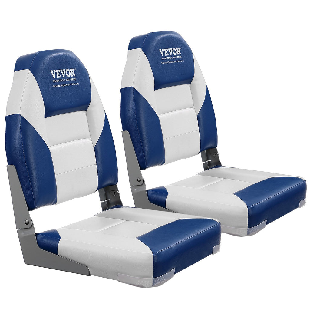 High Back Folding Boat Seats, Padded Fold-Down Chairs, 2 Pack – image 5