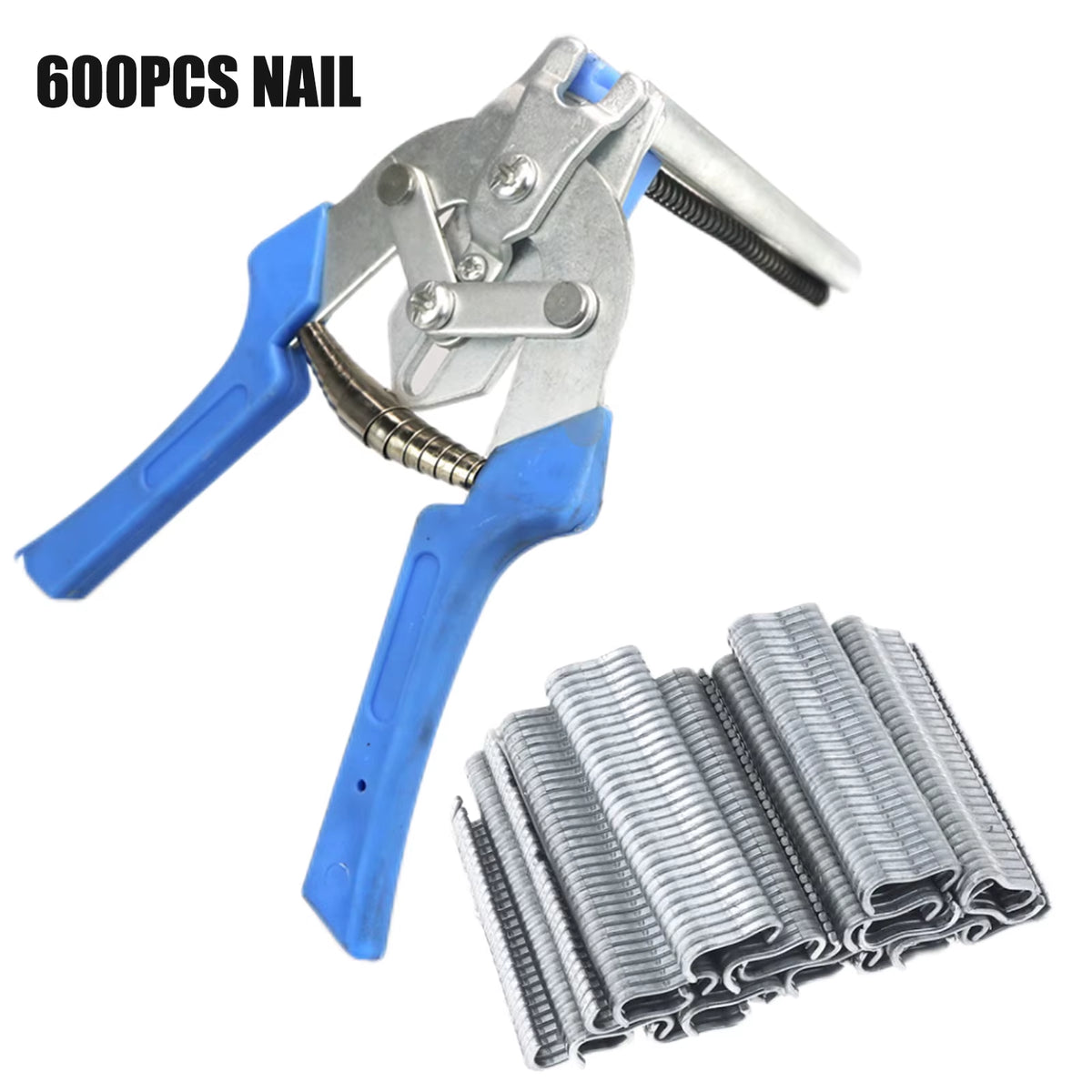 Farm Hog Ring Pliers with 600 M Clips for Wire Fencing and Cages – image 4