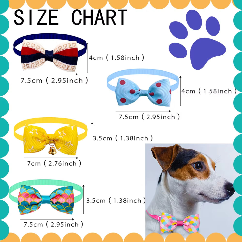 20-Piece Dog Bow Tie Collar Accessories – image 3