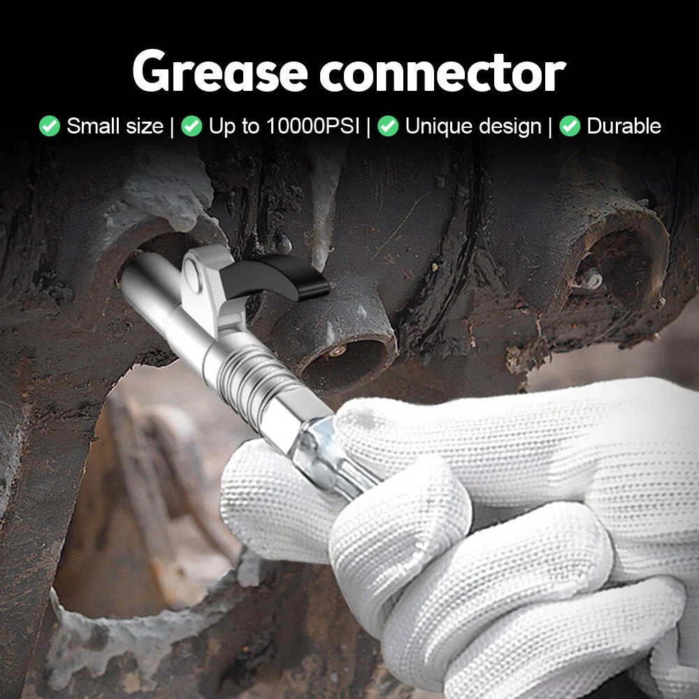 Grease Gun Coupler – 2 Pack High Pressure Quick Release Tips – image 7