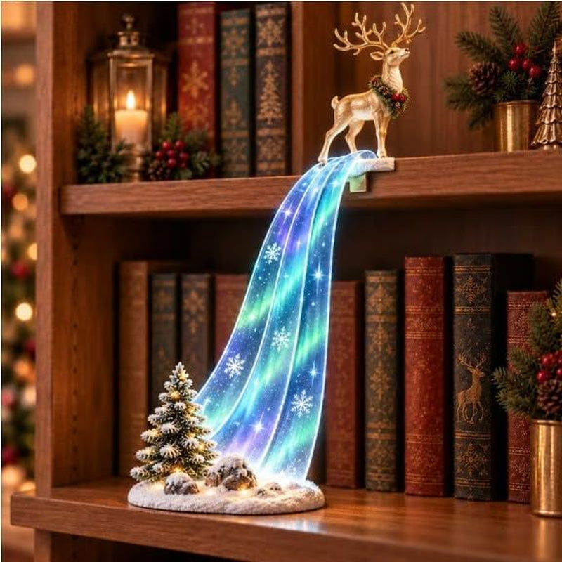 Lighted Reindeer Christmas Shelf Sitter Scene Decor – image 5