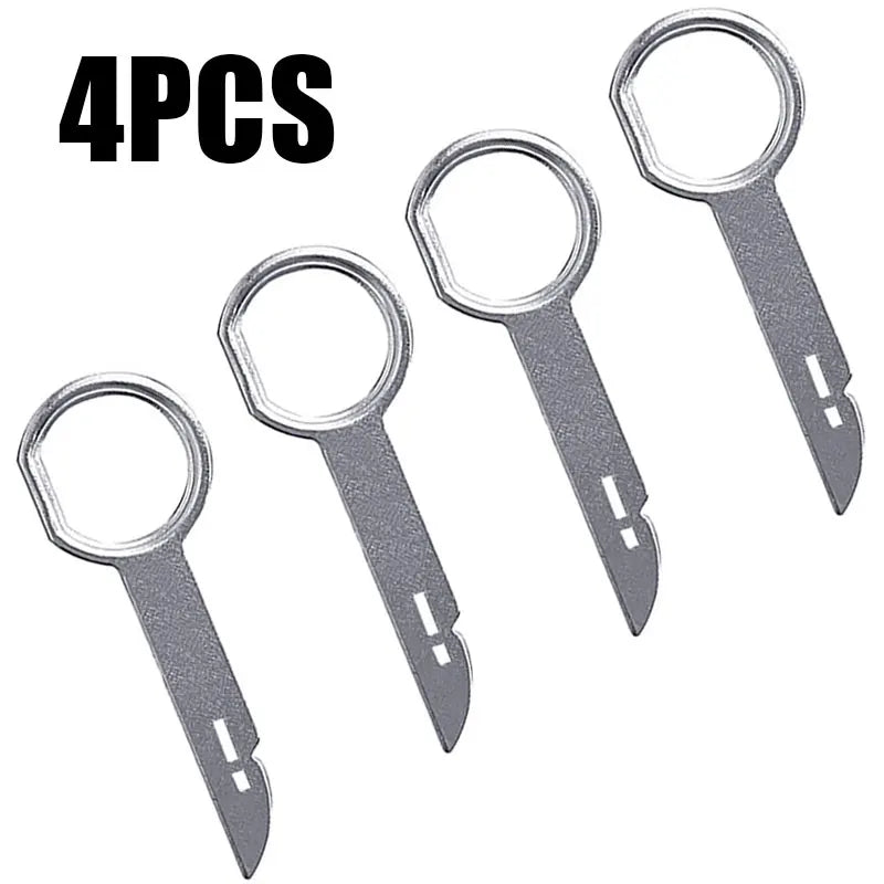 Car Radio Removal Keys – Stainless Steel Stereo Release Tool – image 2