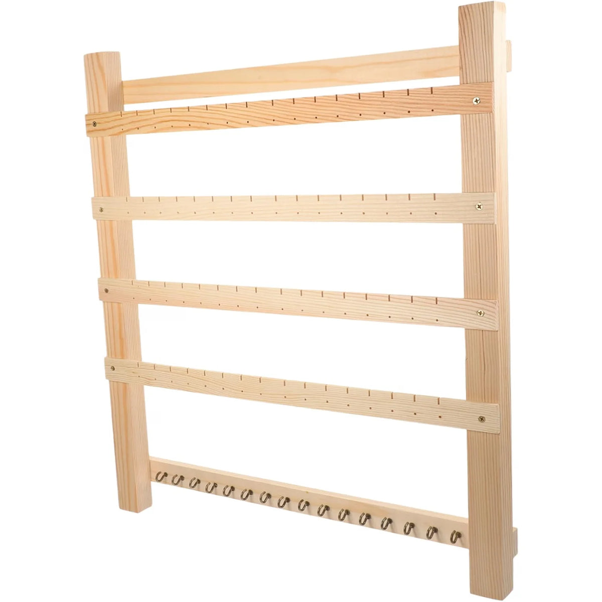 Earring Display Rack – Wall-Mounted Wooden Jewelry Organizer