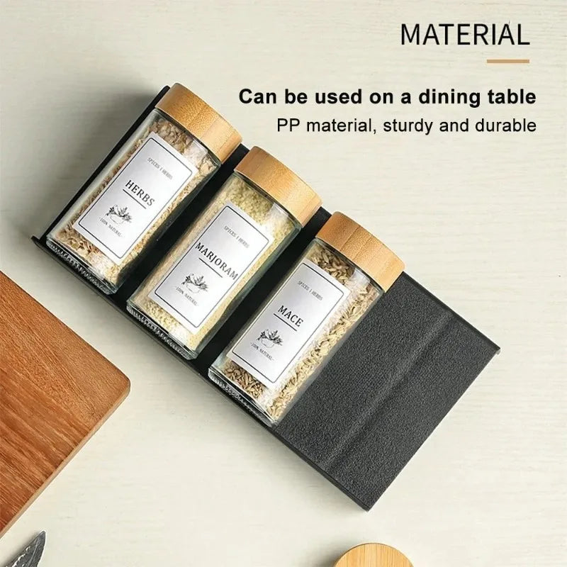 Spice Drawer Organizer – 4-Tier Adjustable Spice Jar Insert – image 5