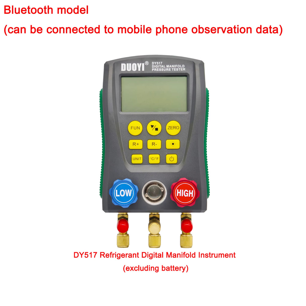 HVAC Digital Manifold Gauge, Dual Pressure & Temp, 93 Refrigerants – image 12
