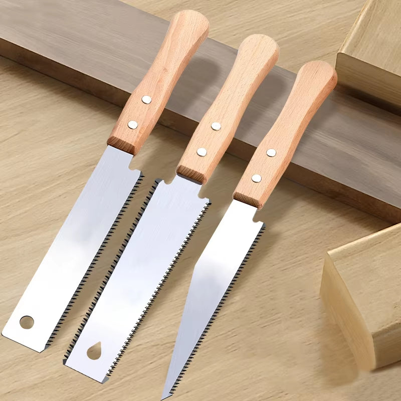 Japanese Style Pull Saw - Fine Tooth Flush Cut Woodworking Hand Saw