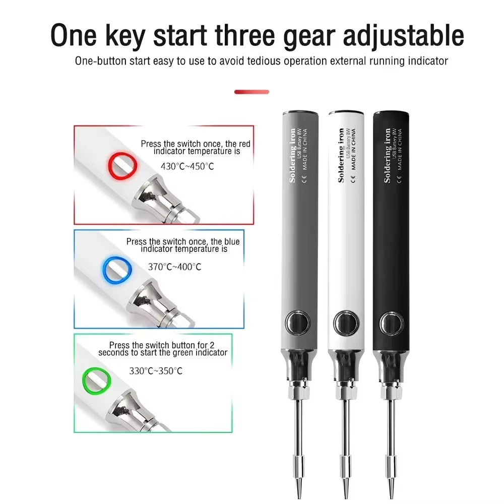 USB Thread Burner Pen - Rechargeable Cord & Wax Melting Tool for Crafts