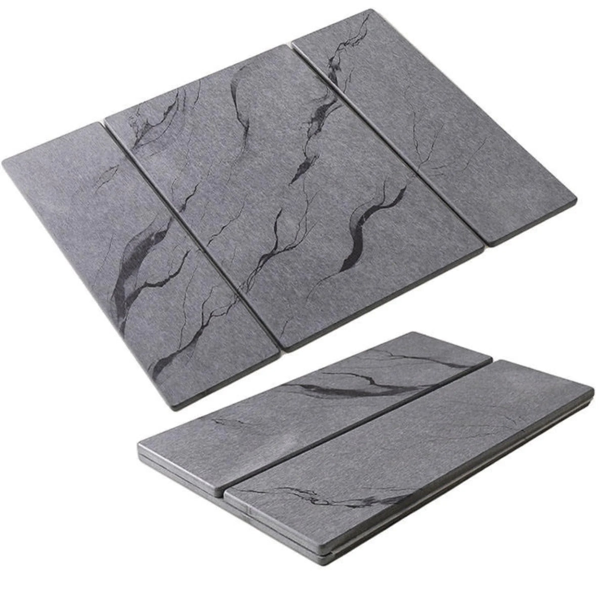 Diatomaceous Earth Dish Drying Mat, Tri-Fold 9 mm Stone Mat
