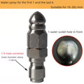 Plumbing Sewer Jetter Nozzle for Pressure Washer – 1/4 in