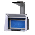 Portable Hobby Spray Booth with LED Lights, Dual Fans and Turntable