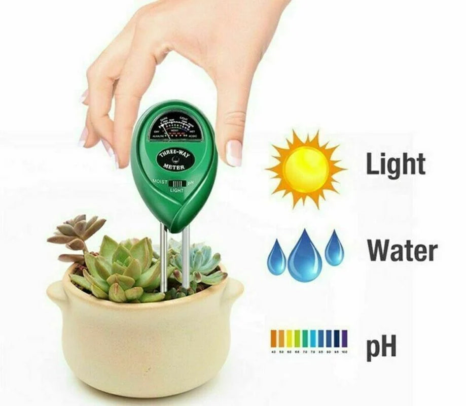 Soil Moisture Meter 3-in-1 - pH, Moisture & Light Tester – image 9