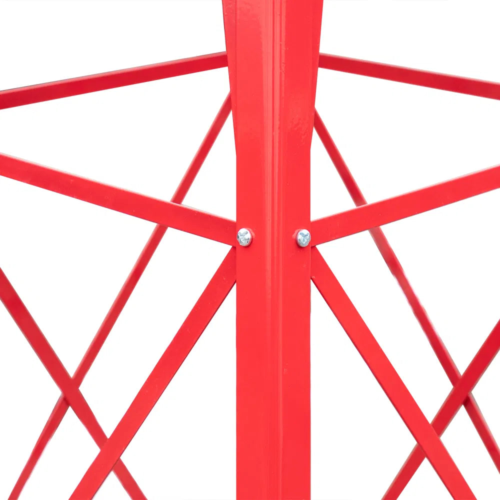 Decorative Garden Windmill 8 Ft, Steel Yard Windmill with Ball Bearing