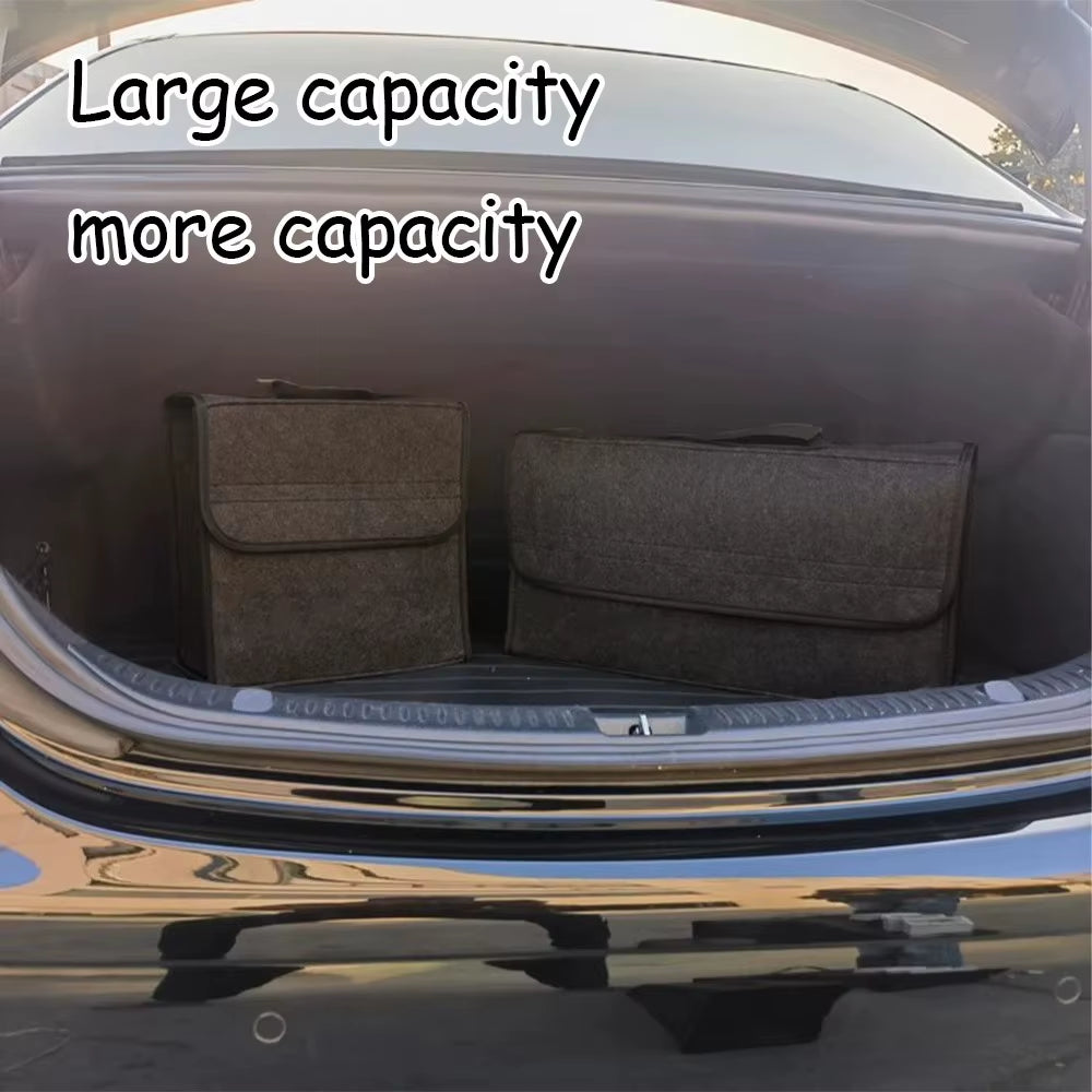 Large Felt Trunk Organizer - Anti-Slip Cargo Storage – image 4