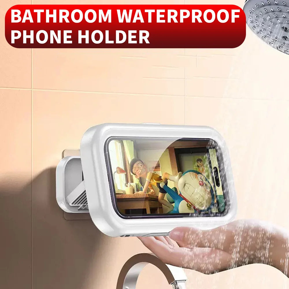 Waterproof Shower Phone Holder Box, Rotating Bathroom Phone Case – image 2